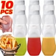 thumbnail image 2 of Sauces Squeeze Bottles Salad Dressing Container with Lids PE Thickened Ketchup Dressing Dispenser Syrup Liquid Sauces Bottles, 2 of 9
