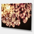 thumbnail image 3 of Designart ' Chandelier With Chrystak Hanging ' Modern Canvas Wall Art Print, 3 of 4