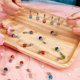 thumbnail image 5 of 1 caja de 30 marcadores de punto para crochet, cuentas de vidrio facetadas, cierre de langosta de acero inoxidable, marcadores de punto con bloqueo., 5 of 9