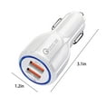 thumbnail image 3 of LSLJS Qc3.0 Quick Charge Multifunctional Mini Hidden 36w Super Quick Charge Car Charger, Car Accessories, 3 of 7