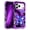 Dark Purple Butterfly, variant on Casetego for iPhone 16 Plus Case,Glow in The Dark Three Layer Heavy Duty Shockproof Full Body Protection Hard Plastic Bumper+Soft Silicone Protective Case,Purple Butterfly