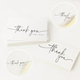 thumbnail image 4 of 52-pack Thank You Cards Bulk with Kraft Envelopes & Matching Stickers, 3.5x5 Inches, Minimalist Design | Perfect for Business, Weddings, Baby & Bridal Showers, Graduations & Funerals., 4 of 5