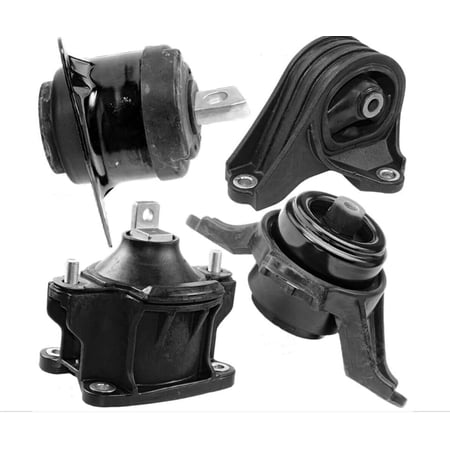4M Auto Parts Right Rear Front Engine Mounts & Left Upper Transmission Mount 4PCS Parts 9897 9812 9874 9842