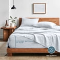 thumbnail image 6 of Bare Home Washed Sheet Set - Premium 1800 Collection - Deep Pocket - 4 Piece - Full, White, 6 of 8