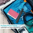 thumbnail image 2 of JT Phone Tripod Stand with Wireless Remote and Universal Phone Mount, Black, 2 of 7
