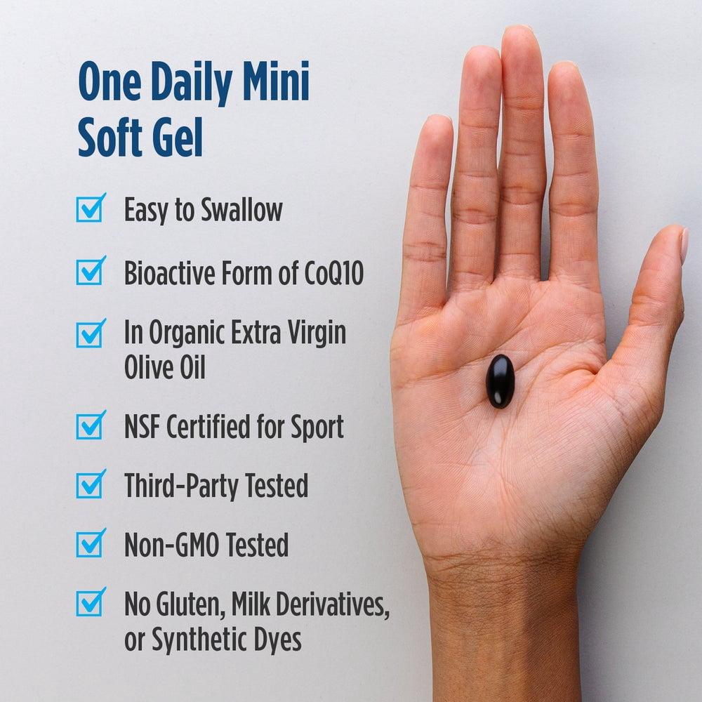 Nordic Naturals Nordic CoQ10 Ubiquinol Sport Softgels, 100 Mg, 60 Ct