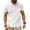 White, variant on Mens Quarter Zip Golf Shirts Short Sleeve Knit Textured T-Shirts Solid Color Stretchy Muscle Shirt Summer Lightweight Comfy Tops Orange S