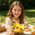 thumbnail image 6 of CookMate Ceramic Fruit Shaped Bowl,3D Hand-Painted Stoneware Snack Dish,Glossy Finish Decorative Plate for Serving Fruit,Dips and Desserts, 6 of 6