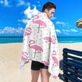 thumbnail image 4 of GZHJMY Flamingo on Polka Dots Beach Towel,Absorbent Quick Dry Sport Towel Oversized Lightweight Soft Bath Towel for Travel Sports Pool Swimming Bath Camping 30x60in, 4 of 7