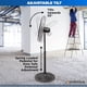 thumbnail image 5 of Ventilador de pedestal industrial Comfort Zone, 30 pulgadas, 3 velocidades, alta velocidad, altura ajustable de 56 a 76 pulgadas, metal, cumple con los estándares OSHA, flujo de aire de 36 pies/seg, i, 5 of 5