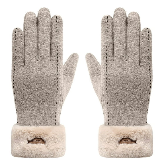 Aoochasliy Winter Gloves Clearance Women Winter Gloves Warm Touchscreen Gloves Windproof Gloves