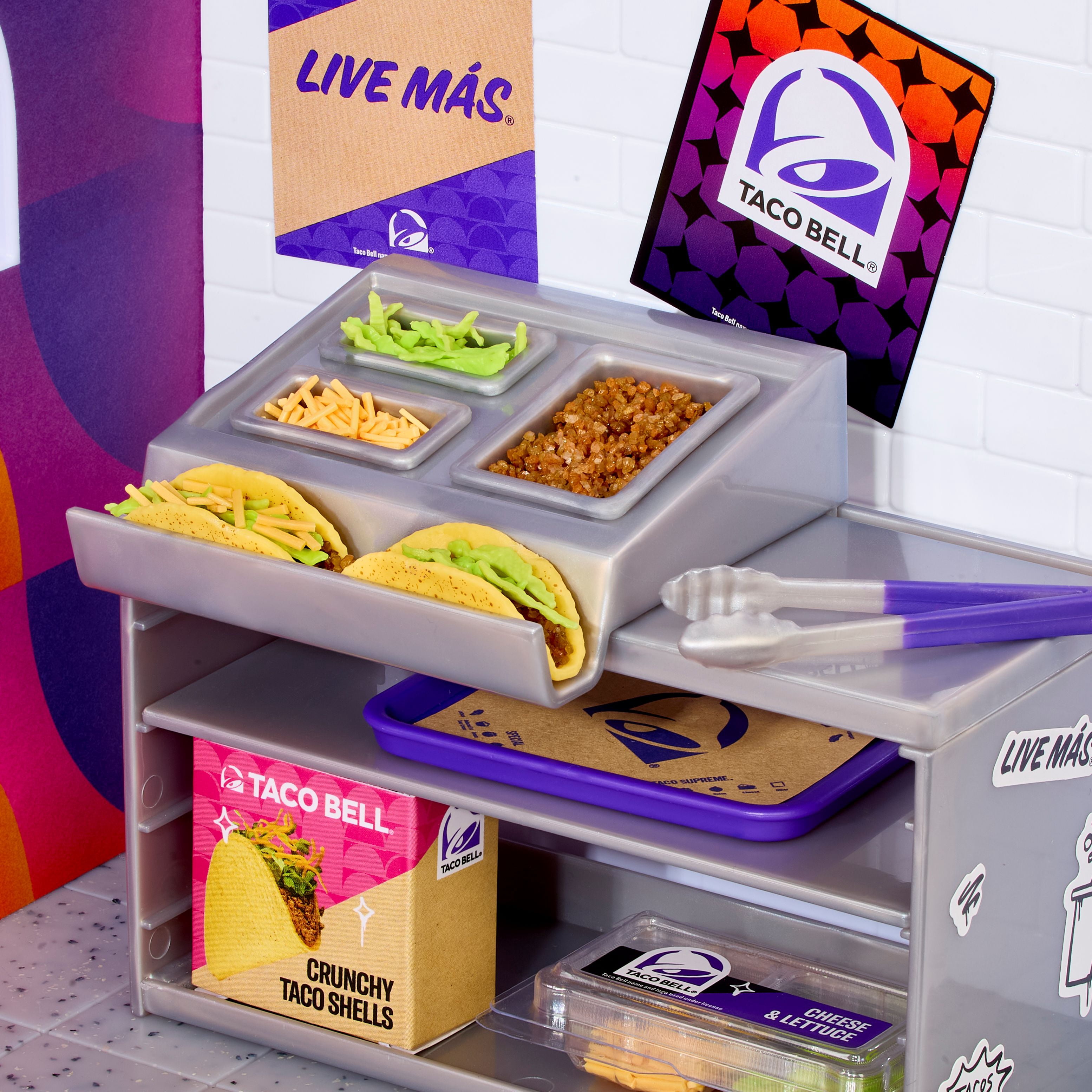MGA's Miniverse Make It Mini Taco Bell Restaurant DIY Toy Set for Ages 8+