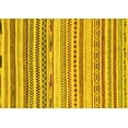 thumbnail image 1 of Ahgly Company Indoor Rectangle Abstract Yellow Modern Area Rugs, 5' x 8', 1 of 4