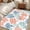 Multicolor, variant on Coastal Coral Area Rug 3x5 FT, Non Slip Entryway Bedside Carpet, Orange Green Blue Multicolored Rainbow Washable Soft Floor Carpet Indoor Mat Non-Shedding Throw Rugs for Dorm Kitchen Home Office