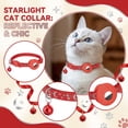 thumbnail image 4 of Cat Collar With Airtag Holder Red Reflective Breakaway Collar With Bell For Outdoor Anti-Lost 1 Pack, 4 of 7