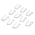 thumbnail image 3 of 10pcs Curtain Drapery Pin Hooks - Silvery, 3 of 9