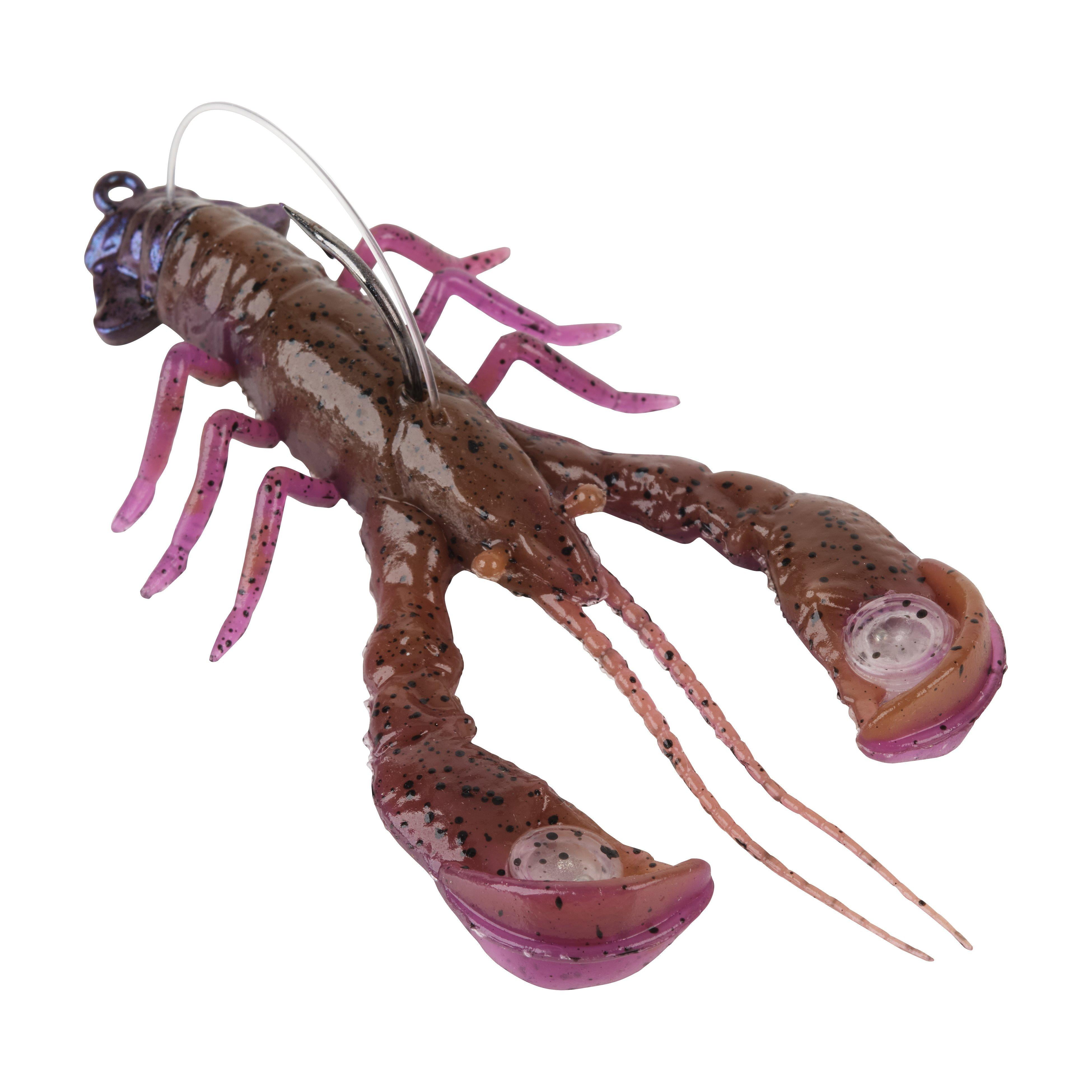 Berkley PowerBait® Clatter Craw, 3.5 in, Peanut Butter and Jelly