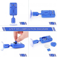 thumbnail image 4 of Reptile Thermometer And Hygrometer, Which Can Measure -20-60 ℃, Aquarium Thermometer Hygrometer - Blue, 4 of 4