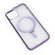 thumbnail image 3 of Phone Cover with Ring Holder Soft Magnetic Cover Phone Protective Cases for Magsafe Women Men Purple for IPhone14, 3 of 16