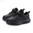 thumbnail image 2 of LYHaoo Kids Girls Lightweight Sneakers Soft Insole Hook and Loops Running Walking Shoes School Outdoor Play Shoes,Black,Sizes 10(6.61") Little Kid, 2 of 7
