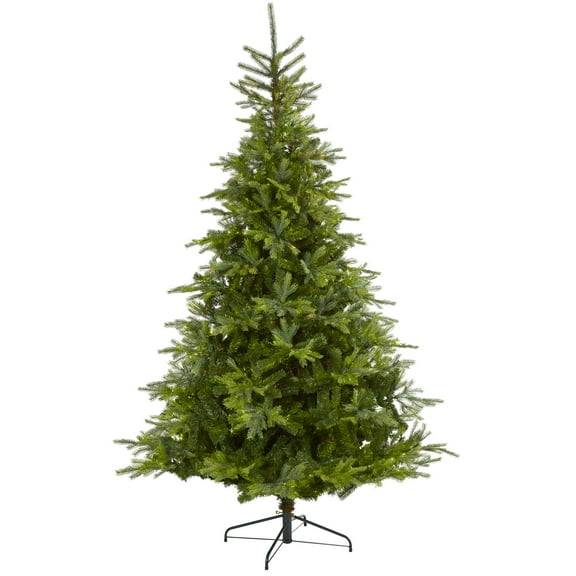 Nearly Natural 8ft. North Carolina Spruce Artificial Christmas Tree, Green