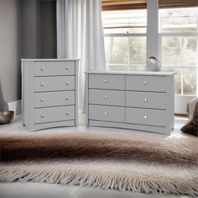 pebble grey dresser Graco Noah 6 Drawer Double Dresser