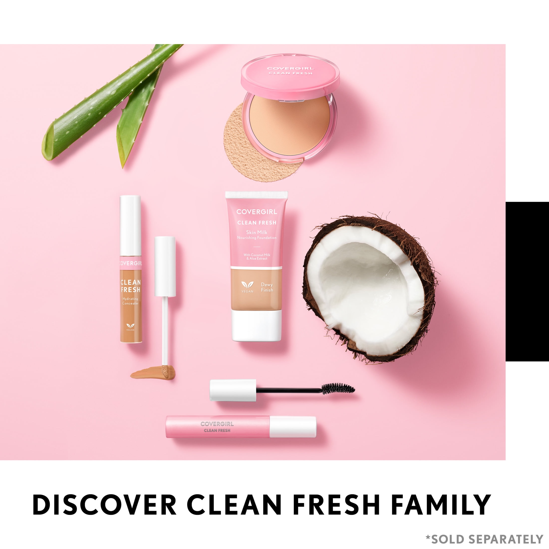 Covergirl clean fresh pressed powder, 160 medium, 0.35 oz 正規認証品!新規格