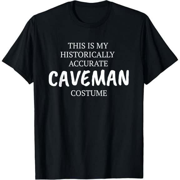 Caveman Costume Shirt Historically Accurate Halloween Tee T-Shirt