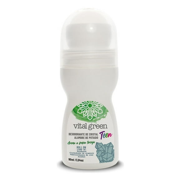 Desodorante Cristal Roll On Niños 90ML Vital Green Toronja