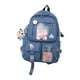 thumbnail image 5 of Mochila Informal Yuyangstore para Mujer Azul Bolsa de Viaje para Adolescentes Estudiantes de Primaria, 5 of 8