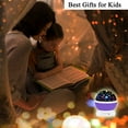 thumbnail image 6 of Night Lights for Kids, Star Night Light Projector for Kids Room, 360 Degree Rotation - 4 LED Bulbs 12 Light Color Changing, Christmas Birthday Gifts for Kids, Glow in The Dark Stars - Purple, 6 of 7
