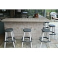 thumbnail image 5 of Leisure Accents Single Bar Set Includes 2 Barstools Deep Grey Top & Warm Grey Base Ideal for Patio Hot Tub Area Backyard Durable WeatherResistant Design Easy Nohardware Assembly Proudly Made in USA, 5 of 5