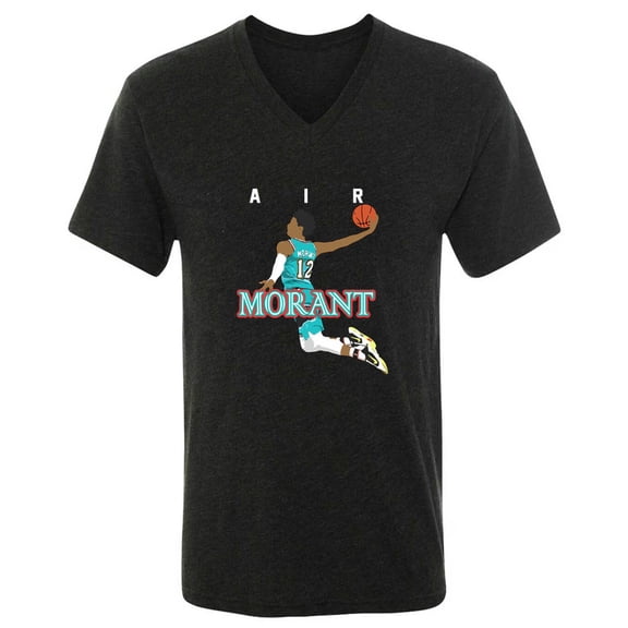 MENS V NECK Ja Morant Memphis AIR Shirt T-Shirt