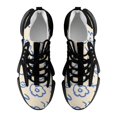 thumbnail image 5 of Blue Line Flower Walking Shoes for Men Woman Lightweight Tennis Fashion Elastic Sports Shoes Cushion Basketball Shoes, 5 of 7