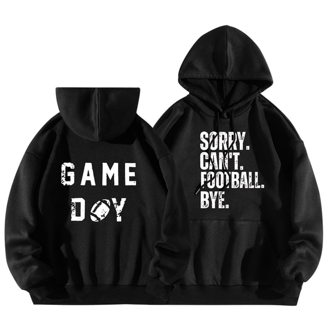 WEAIXIMIUNG Sweatshirts à Col Rond pour Femmes Designs Mignons Femmes Décontracté Manches Longues Léger Hoodie Sweatshirts Imprimé Graphique Lettre Pull Football Sweatshirts Blouse