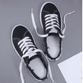 thumbnail image 5 of RotHome Women's Canvas Slip on Sneakers Comfortable Casual Mules Fashion Backless Loafers Lightweight Breathable Closed Toe Summer Shoes for Women Black, 5 of 7