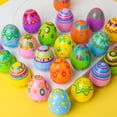 thumbnail image 6 of JOYIN 144 Pcs 2.3" Printed Bright Easter Eggs, Plastic Easter Eggs Assorted Colors for Easter Hunt, Basket Stuffers Fillers, Classroom Prize, Filling Treats and Party Favors, 6 of 10