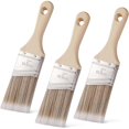thumbnail image 1 of ABVJ-2" Paint Brushes, 3-Pack Angle Brush Set For Latex& Oil Paints& Stains, Home Improvement Cutting In Trim Tool, 1 of 6
