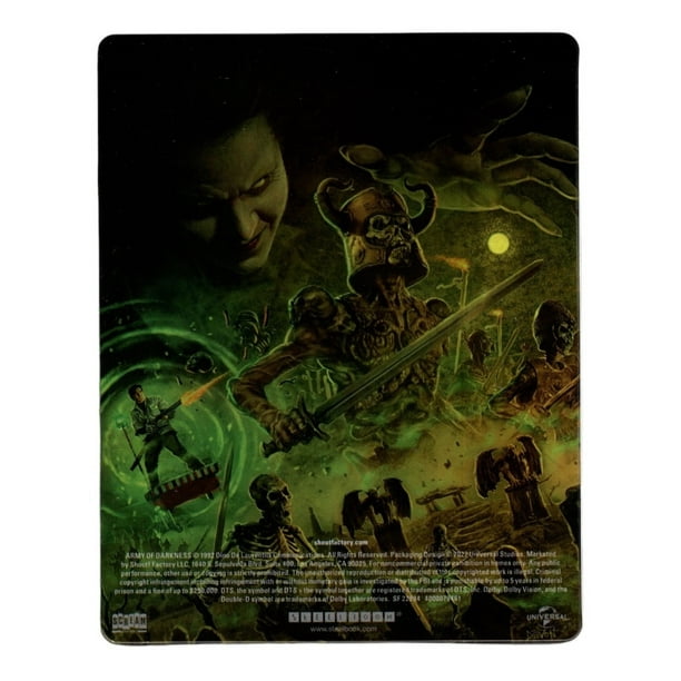Army Of Darkness Evil Dead 3 Steelbook Pelicula Blu ray Universal Army Of Darkness Evil Dead 3 Steelbook Pelicula Blu ray