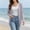 Purple, variant on XPMWRP Womens V Neck Button Down Long Line Open Front Knit Cardigan Long Sleeve Casual Mid Length Layering Sweater Coat White S