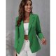 thumbnail image 1 of Blazer Mujer Chaqueta Pequeña Sastrería Maxi Abrigo Largo Abrigo Social Con Botón Deng Xun unisex, 1 of 2