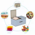 thumbnail image 5 of Caja De Almacenamiento De Ropa Grande Plegable Zefei Wu 9024735055945, 5 of 5