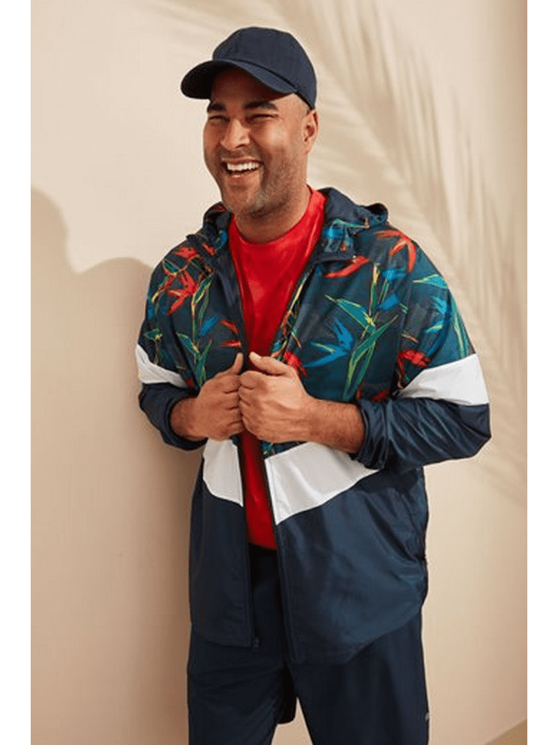 Russell Men's and Big Men's Full Zip Windbreaker, up to Size