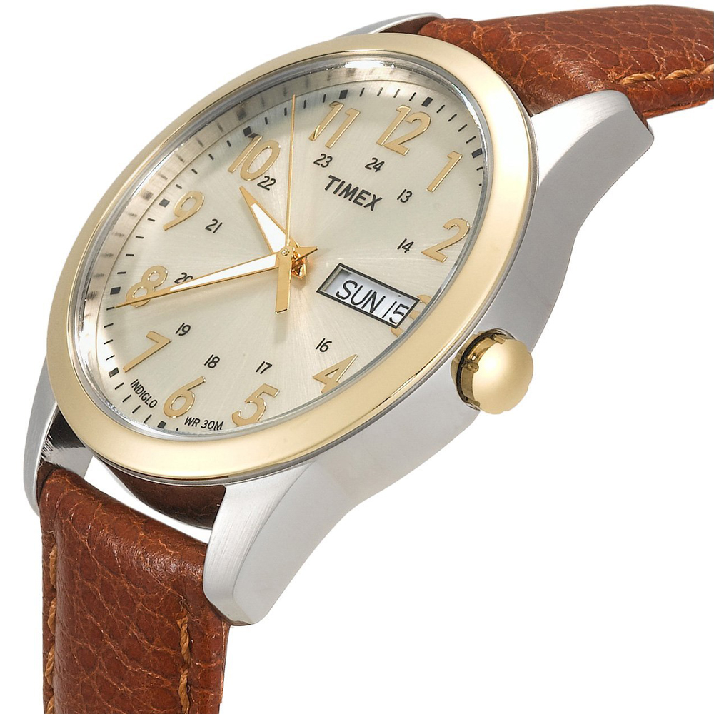 Men's South Street Sport Watch, Brown Leather Strap - image 3 of 3
