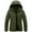 Green-01, variant on Perfectbot Women's Winter Jacket with Detachable Hood, Zipper Pockets Quilted Bubble Coat for Fall and Winter