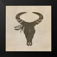 thumbnail image 2 of Kimberly, Allen 12x12 Black Modern Framed Museum Art Print Titled - Mandala Animal 2, 2 of 5