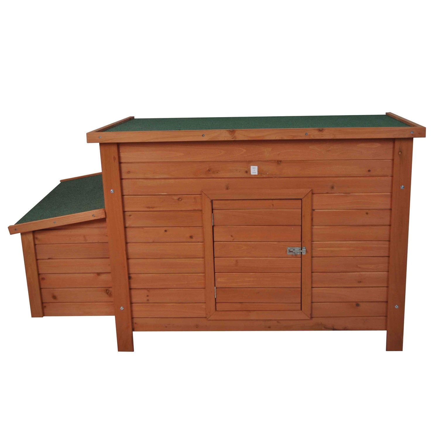 Pawhut Cottage Raised Portable 43 In Backyard Chicken Coop With Nesting Box