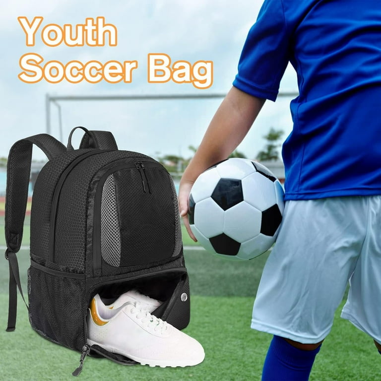 ◎UMBRO◎HBL Backpack (28 L Soccer Ball Storage Mesh Pocket) Soccer Backpack,Soccer Bag with Ball Holder, Water resistant