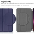 thumbnail image 5 of Dteck Case for Samsung Galaxy Tab S10 Ultra 14.6 inch (SM-X920/X926B) 2024,Ultra Slim Leather Tri-Fold Stand Case Auto Wake/Sleep Cover for Galaxy Tab S10 Ultra 14.6 inch 2024,Darkblue, 5 of 9