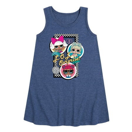 

LOL Surprise! Dolls - Retro Style Dolls - Toddler & Youth Girls A-line Dress